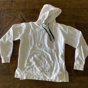 White Hooded Zanerobe Sweatshirt Mens Small